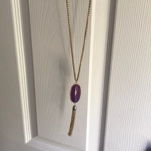 Purple and Gold necklace only